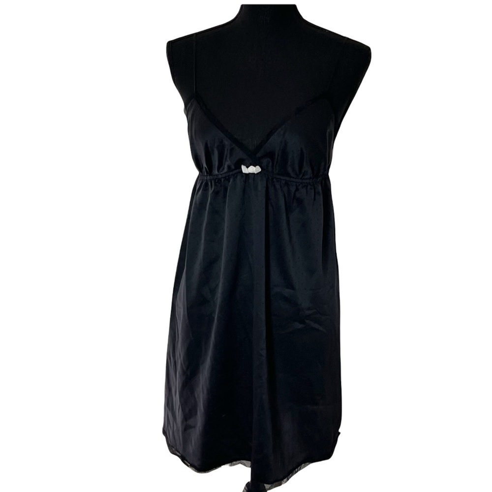 Vera Wang black slip dress size Med